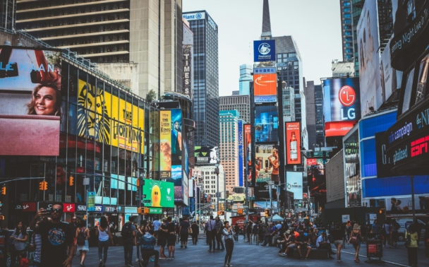 old image of Times Square