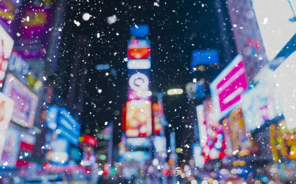 New,York,City,new,York,usa,8-31-17:,Time,Square,At,Nigh,With,Colorful